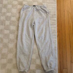 Brandy Melville Light Gray Rosa Joggers
